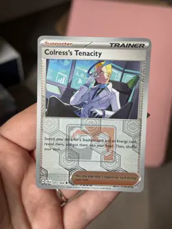 Pokemon TCG - Play! - 057/064 - Holo - Colress's Tenacity - League Promo - Image 1