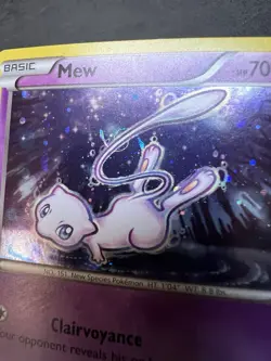 Pokemon Mew XY192 Black Star Promo Cosmos Holo HD GALAXY SWIRL RARE LP 🌀🌀 - Image 3