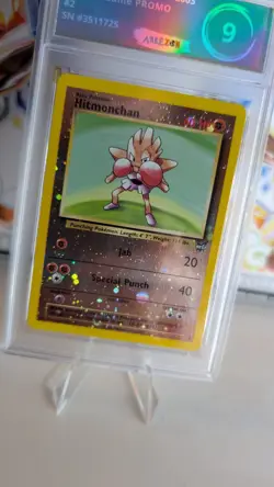 2003 Pokemon Best of Game #2 Hitmonchan Rev-holo Arkezon 9 MINT Promo - Rev Holo - Image 5