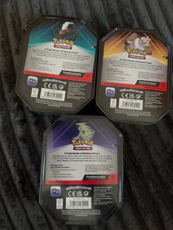 Pokemon Triple Whammy Tins Darkrai Slaking Tyranitar - Set of 3 - Factory Sealed - Image 2