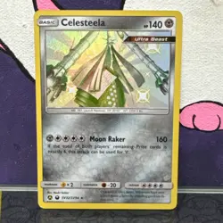 Pokemon Hidden Fates: Shiny Vault #SV32/SV94 Celesteela Shiny Holo Rare - Image 1