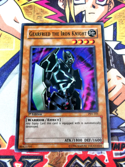 Gearfried the Iron Knight psv-101 1st Edition (M/NM+) Super Rare Yu-Gi-Oh! - Image 1
