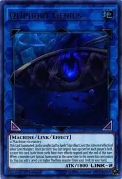 Qliphort Genius - DUPO-EN095 - Ultra Rare - 1st Edition x1 - Lightly Played - Image 1