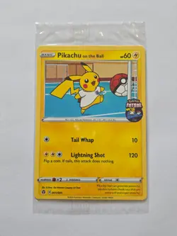 Sealed Pikachu On The Ball 001/005 Futsal Promo Pokemon Card 2020 - Mint - Image 3