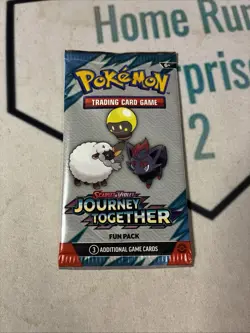 SEALED Journey Together Fun Pack 3 Card Booster Pack 2025 Pokemon - Image 1