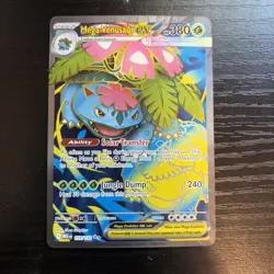 Mega Venusaur EX 155/132 Mega Evolution ENGLISH Pokemon TCG Card Ultra Rare - Image 1