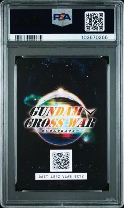 Wing Gundam Zero (EW) PSA 10 Card, Cross War, Gem Mint, Good Condition - Image 2