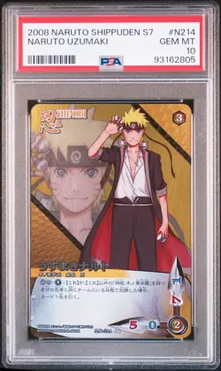 Uzumaki Naruto Shippuden PSA 10 Gem Mint Card Bandai Naruto Card Game - Image 1