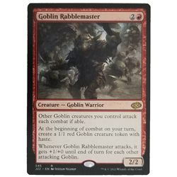 x1 Goblin Rabblemaster J22 MTG M/NM Red Rare Creature Goblin Warrior TCG CCG - Image 1