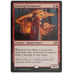 x1 Irencrag Pyromancer J22 MTG M/NM Red Rare Creature Human Wizard TCG CCG - Image 1