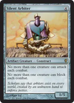 MTG English Silent Arbiter NM Normal Conspiracy - Image 1