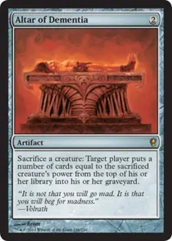 MTG English Altar of Dementia NM Normal Conspiracy - Image 1