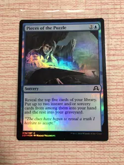 FOIL Pieces of the Puzzle - Shadows over Innistrad - LP/NM - Many Pictures - MTG - Image 1