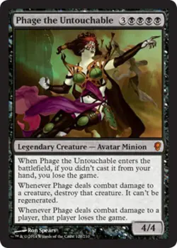 MTG English Phage the Untouchable NM Foil Conspiracy - Image 1