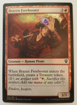 1x Brazen Freebooter FOIL Commander Legends MTG Magic the Gathering NM - Image 1
