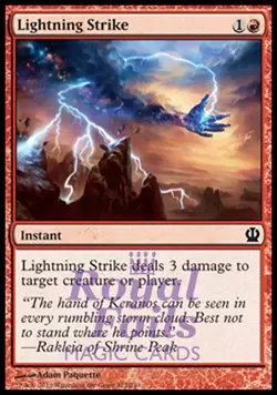 Lightning Strike 1x FOIL THS MTG Theros Common MINT red - Image 1
