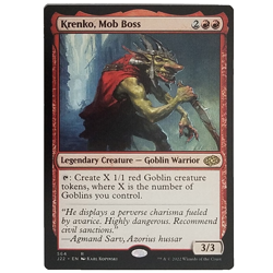 x1 Krenko, Mob Boss J22 MTG M/NM Red Rare Legendary Creature Goblin Warrior TCG - Image 1
