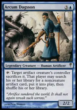 MTG English Arcum Dagsson NM Normal Coldsnap - Image 1