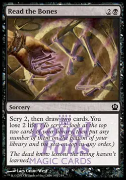 Read the Bones 1x FOIL THS MTG Theros Common MINT black - Image 1