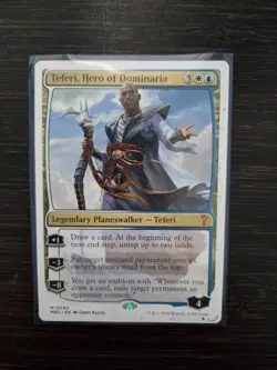 1x Teferi, Hero of Dominaria - White Border MTG Magic - Image 1