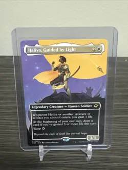 MtG Haliya, Guided by Light - NM Borderless - Edge of Eternities - Image 1