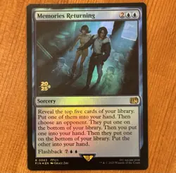 Memories Returning [Prerelease] R 0063, NM Foil Promo, MTG Final Fantasy VIII - Image 1
