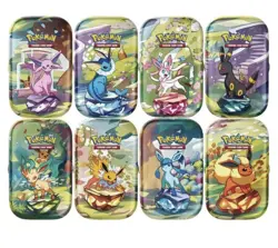Pokemon TCG Prismatic Evolutions Costco 8 Mini-Tin Bundle - Image 4
