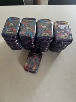 20x| Pokemon TCG Mega Evolution Mini Tins | Sealed Pokemon Mega Set - Image 1