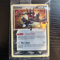 SEALED Pokemon Greninja Gold Star Holo Promo Black Star SWSH144 Celebrations - Image 1