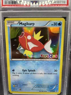 2016 Pokemon XY Generations Toys R Us Holo Magikarp #22 PSA 7 NM - Image 2