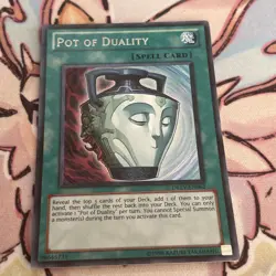 Yugioh Pot of Duality DREV-EN062 Secret Rare Unl Ed Lp - Image 2