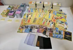 Pokemon Pokemon Trading Cards Mixed Lot Old & New Over 1600+ Cards Japanese - Image 1