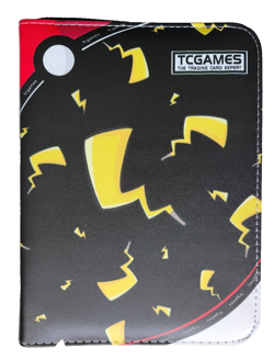 TCGAMES Pokemon Card Binder 4 Pocket 55 Page 3 Ring Collectors Album - Image 2