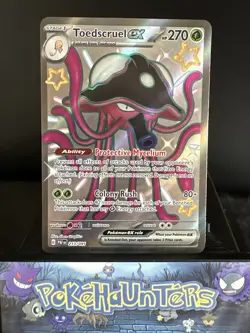 Pokemon Card Toedscruel Ex 213/091 Shiny Ultra Rare Paldean Fates Near Mint - Image 1