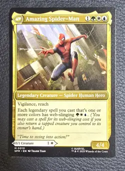 Peter Parker Marvel's Spider-Man Regular MTG NM Magic Card - Image 2