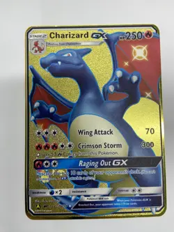 Charizard GX Gold Metal Pokemon Card-Collectible Gift Display！ - Image 2