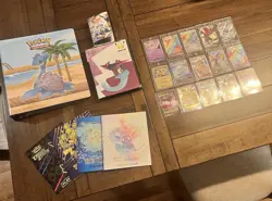 Huge Pokemon Lot! Over 225 Cards, Jumbos, Players Guides, Black, Rare, Rainbows! - Image 1