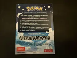 GameStop Scarlet & Violet Shiny Koraidon/Miraidon Promo Card - NEW - UNSCRATCHED - Image 4