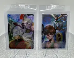 Gundam Resource Zechs (Foil) RP-002 & Heero Yuy RP-001 SDCC Promo Cards English - Image 1