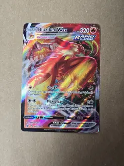 Pokemon x6 Card Lot Charizard Vstar GX Promo Gengar V Blaziken Vmax Lugia V Eng - Image 4