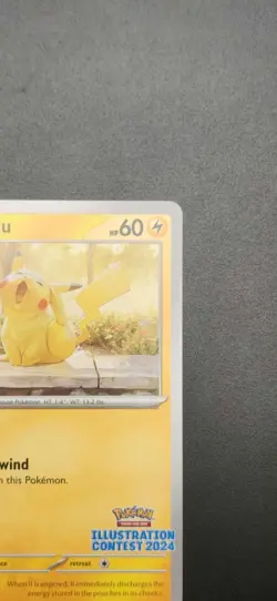 Pikachu SVP214 Illustration Contest 2024 Promo Pokemon Card SV BSP PTCG NM - Image 4