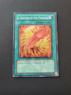 Yugioh Card A Feather of the Phoenix FET-EN037 SUPER RARE - MP - Image 1