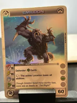 CHAOTIC SUPER RARE SMILDON CARD - Image 1
