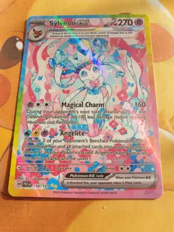 Sylveon EX Prismatic Evolutions 156/131 ⚡CUST0M DISPLAY Card⚡ - Image 3
