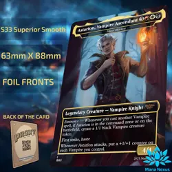 MTG - Edgar Markov Alternative Art - Astarion BG3 - FOIL - S33 Cardstock - Image 3