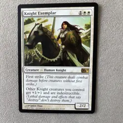 Magic The Gathering Magic 2011 Knight Exemplar #20/249 MTG M11 TCG CCG - Image 1