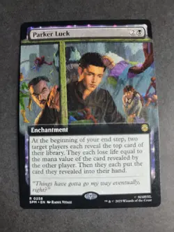 Parker Luck (Extended Art) Rare MTG Spider-Man - Image 1