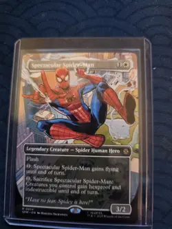 Spectacular Spider-Man Borderless Marvel's Spider-Man Regular 14 NM MTG Magic - Image 1