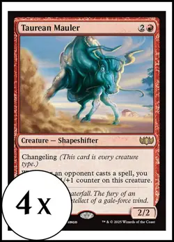 MTG - 4 x Taurean Mauler - Tarkir: Dragonstorm - Playset 4x x4 - Image 1