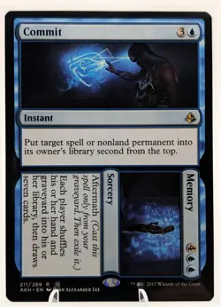 CommitMemory | Amonkhet AKH | MTG | EDH Wheel Timetwister | Rare | NM Near Mint - Image 1